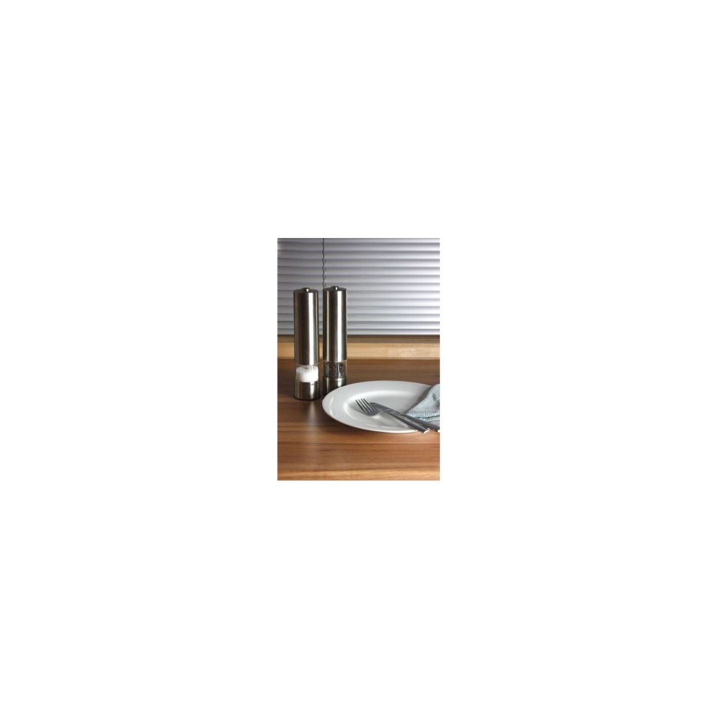Salter 7522 SSTUR15UP3 Salter Stainless Steel Electric Salt & Pepper Mills