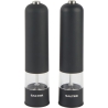 Salter 7524 BKXRUP3 Soft Touch Electric Mill Set, Matte Black