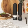 Salter 7524 BKXRUP3 Soft Touch Electric Mill Set, Matte Black