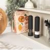 Salter 7524 BKXRUP3 Soft Touch Electric Mill Set, Matte Black