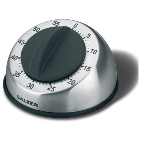 Salter 338 SSBKXR8EU16 Stainless Steel Mechanical Timer