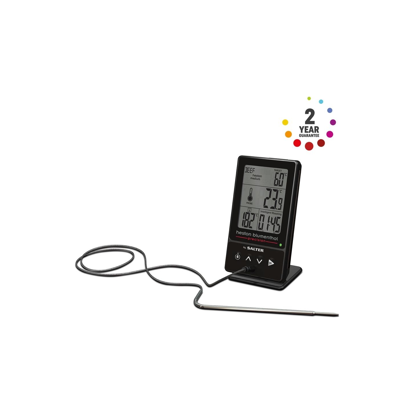 Salter 540A HBBKCR Heston Blumenthal Precision 5-in-1 Digital Cooking Thermometer
