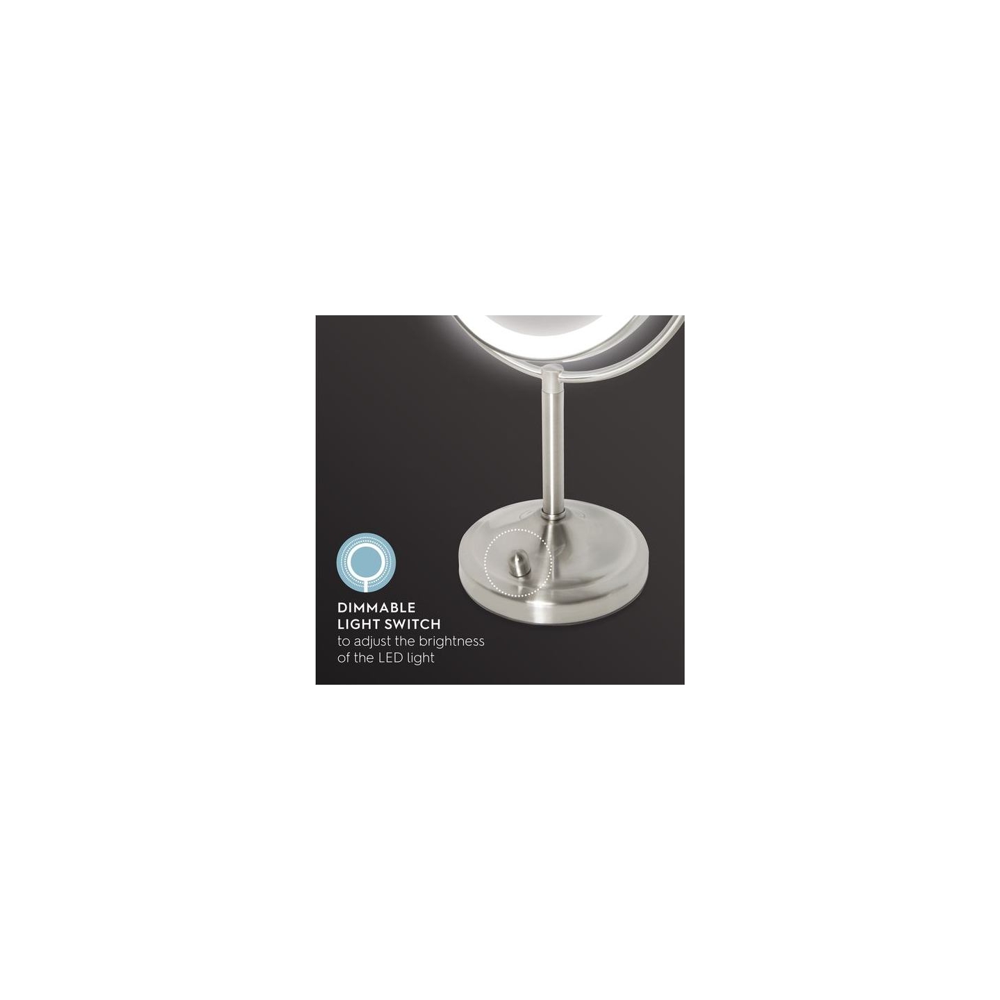 Homedics MIR-8150-EU Makeup Mirror with Led Illumination