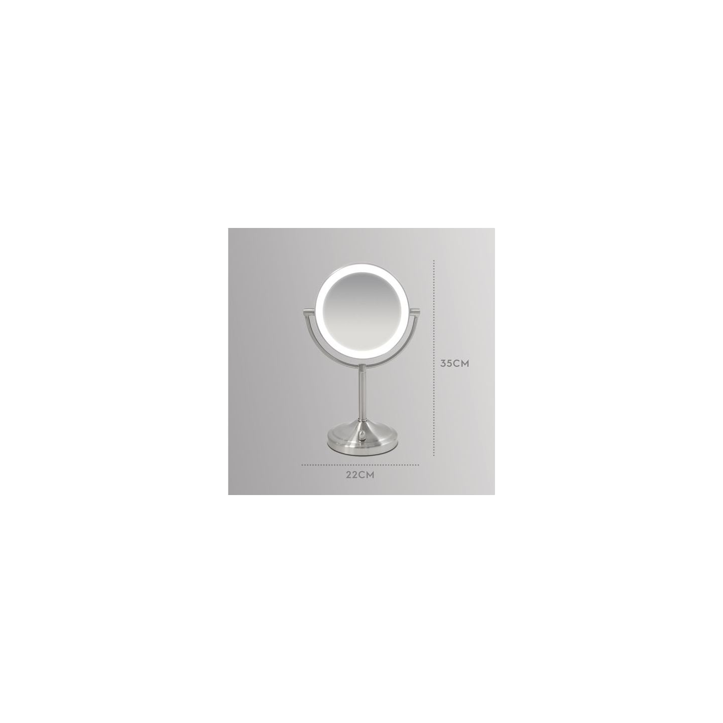 Homedics MIR-8150-EU Makeup Mirror with Led Illumination