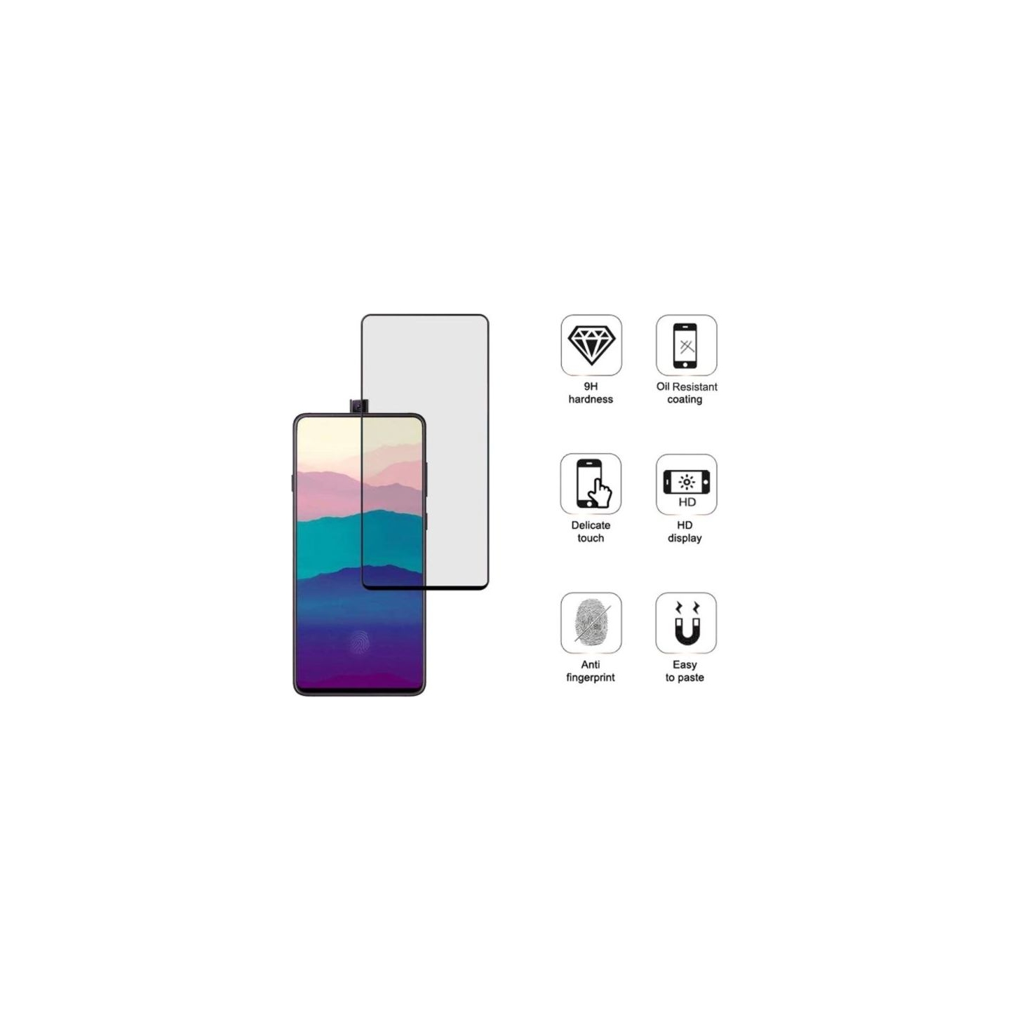 Tellur Tempered Glass 2.5D Full Glue for Samsung Galaxy A90 black