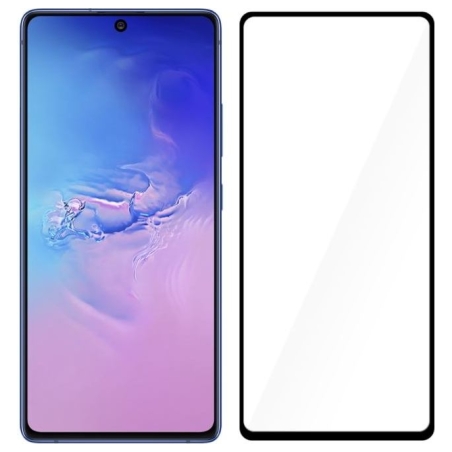 Tellur Tempered Glass 3D Case Friendly Full Glue for Samsung S10 Lite black