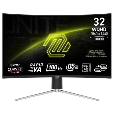 MSI LCD Monitor|MSI|MAG 325CQRF QD E2|31.5"|Gaming/Curved|Panel VA|2560x1440|16:9|180 Hz|0.5 ms|Colour Black|MAG325CQRFQDE2
