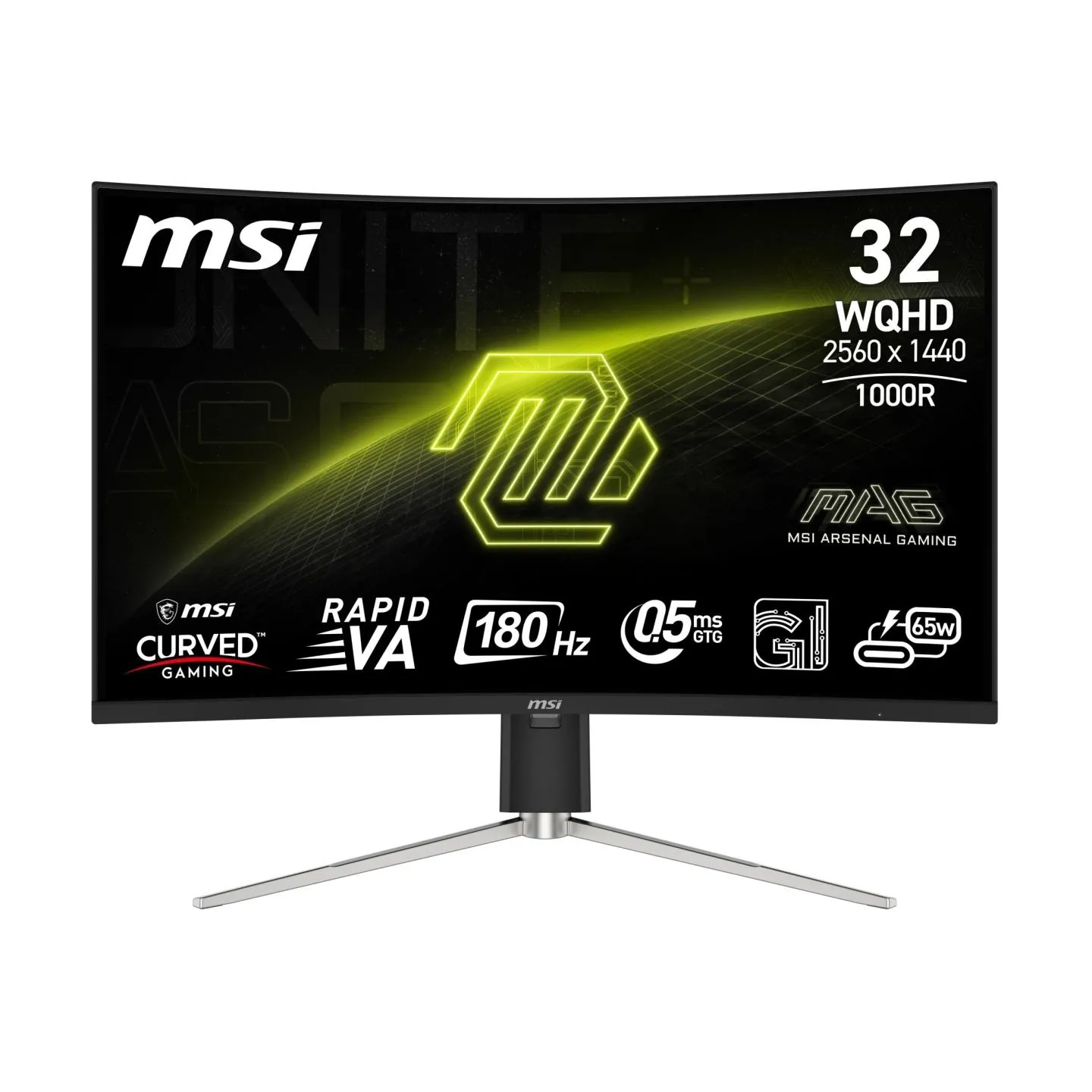MSI LCD Monitor|MSI|MAG 325CQRF QD E2|31.5"|Gaming/Curved|Panel VA|2560x1440|16:9|180 Hz|0.5 ms|Colour Black|MAG325CQRFQDE2