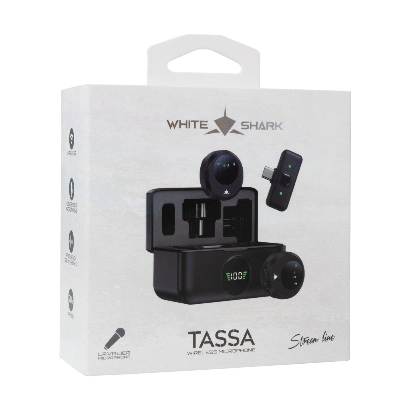 White Shark DSM-06 Tassa Black