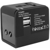 Sbox TA-23 Universal Travel Adapter with Dual USB Charger