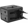 Sbox TA-23 Universal Travel Adapter with Dual USB Charger