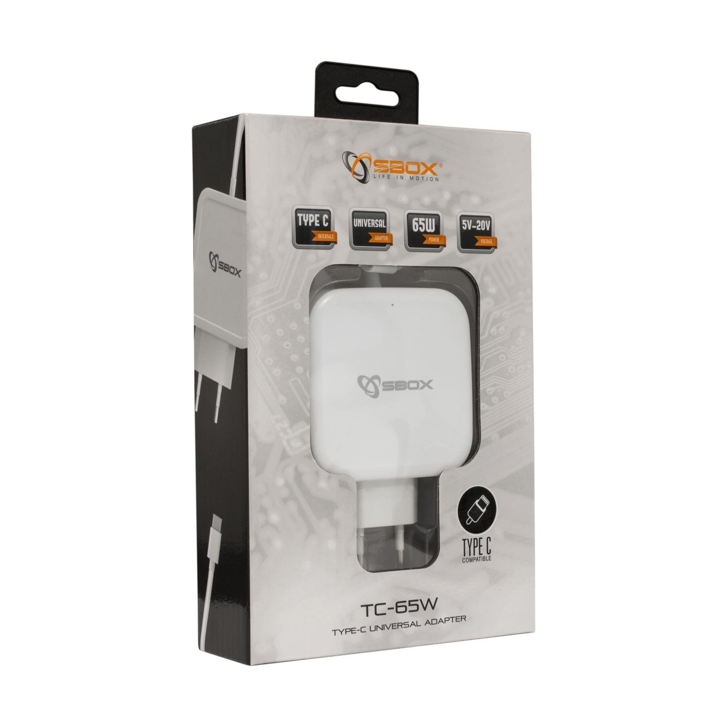 Sbox TC-65W TYPE-C 65W