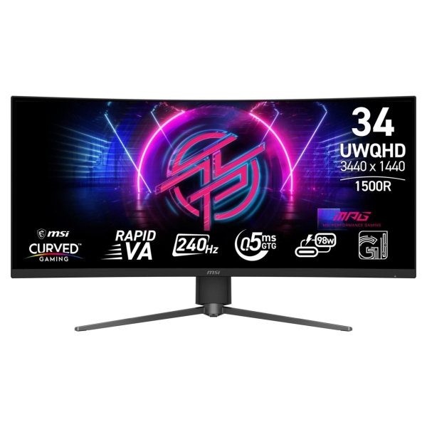 MSI LCD Monitor|MSI|34 "|3440 x 1440 pixels|Native aspect ratio 21:9|LCD|MPG346CQRFX24