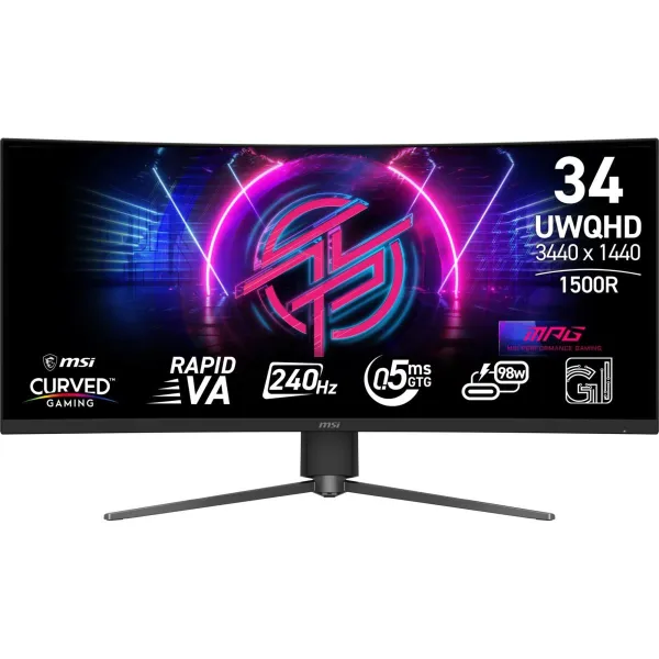MSI LCD Monitor|MSI|34 "|3440 x 1440 pixels|Native aspect ratio 21:9|LCD|MPG346CQRFX24