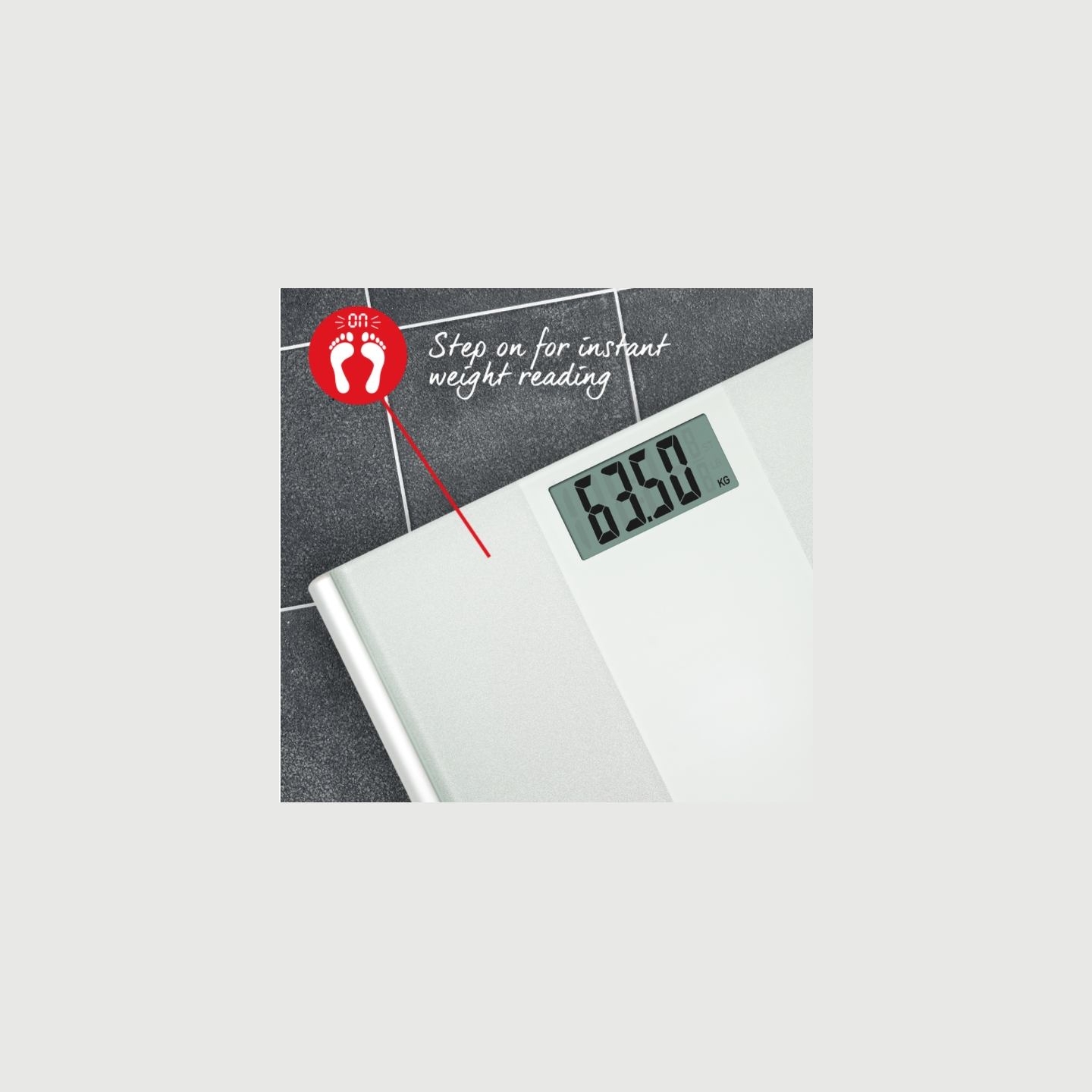 Salter 9009 WFEU12 Ultimate Accuracy Electronic Bathroom Scales, White