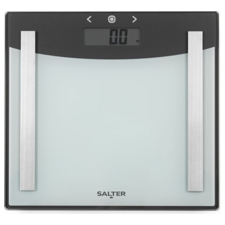 Salter 9137 SVWH3REU16 Silver White Glass Analyser Scale