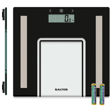 Salter 9128 BK3R Electronic Body Analyser Scale - Black