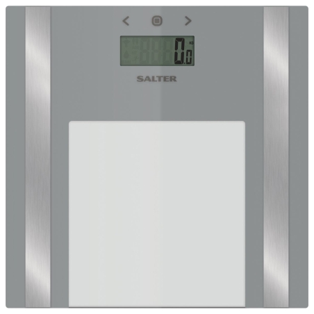 Salter 9158 SV3R Ultra Slim Glass Analyser Scale silver