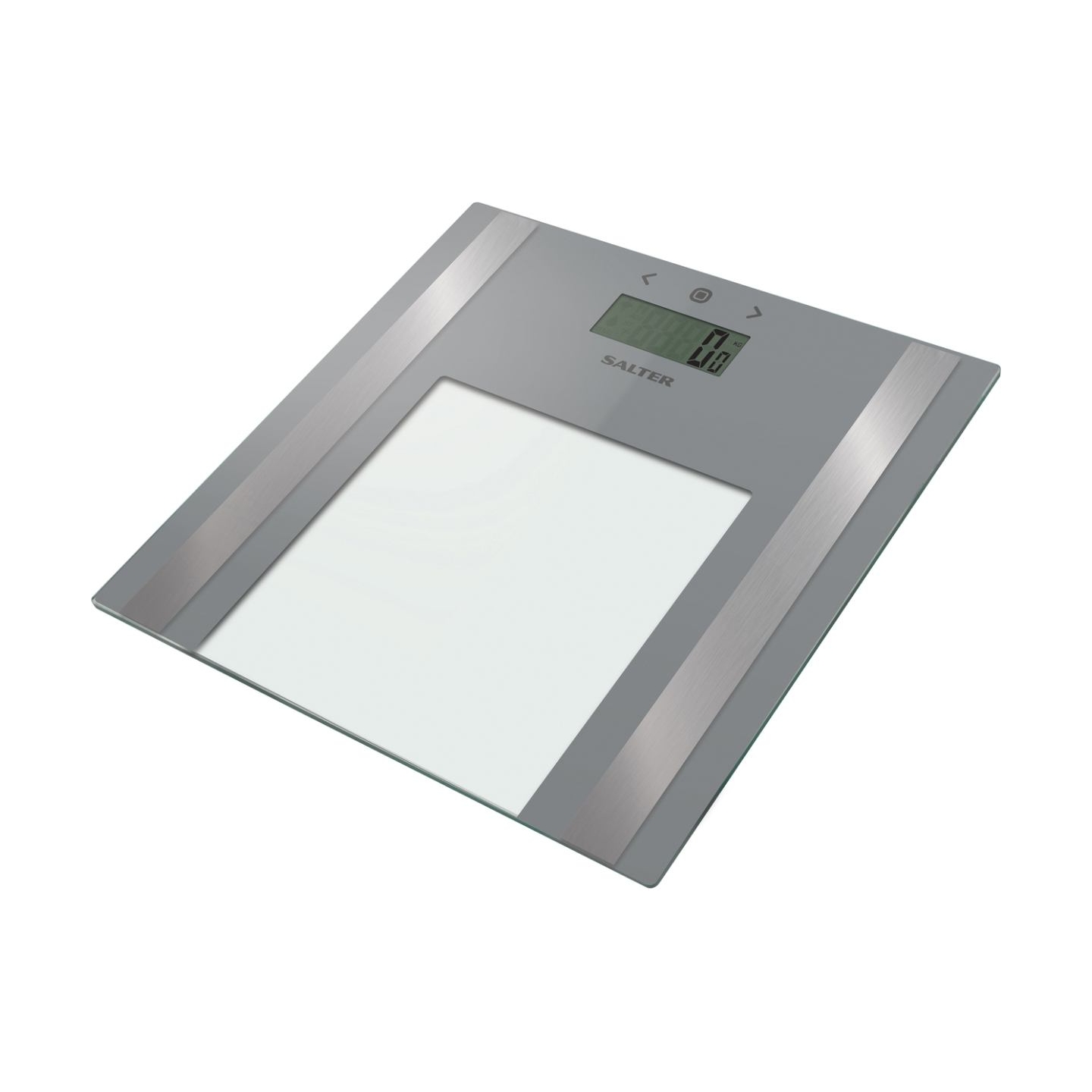 Salter 9158 SV3R Ultra Slim Glass Analyser Scale silver