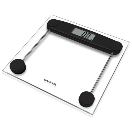 Salter 9208 BK3R Compact Glass Electronic Bathroom Scale