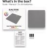 Salter 9218 GY3R Splash Electronic Bathroom Scale