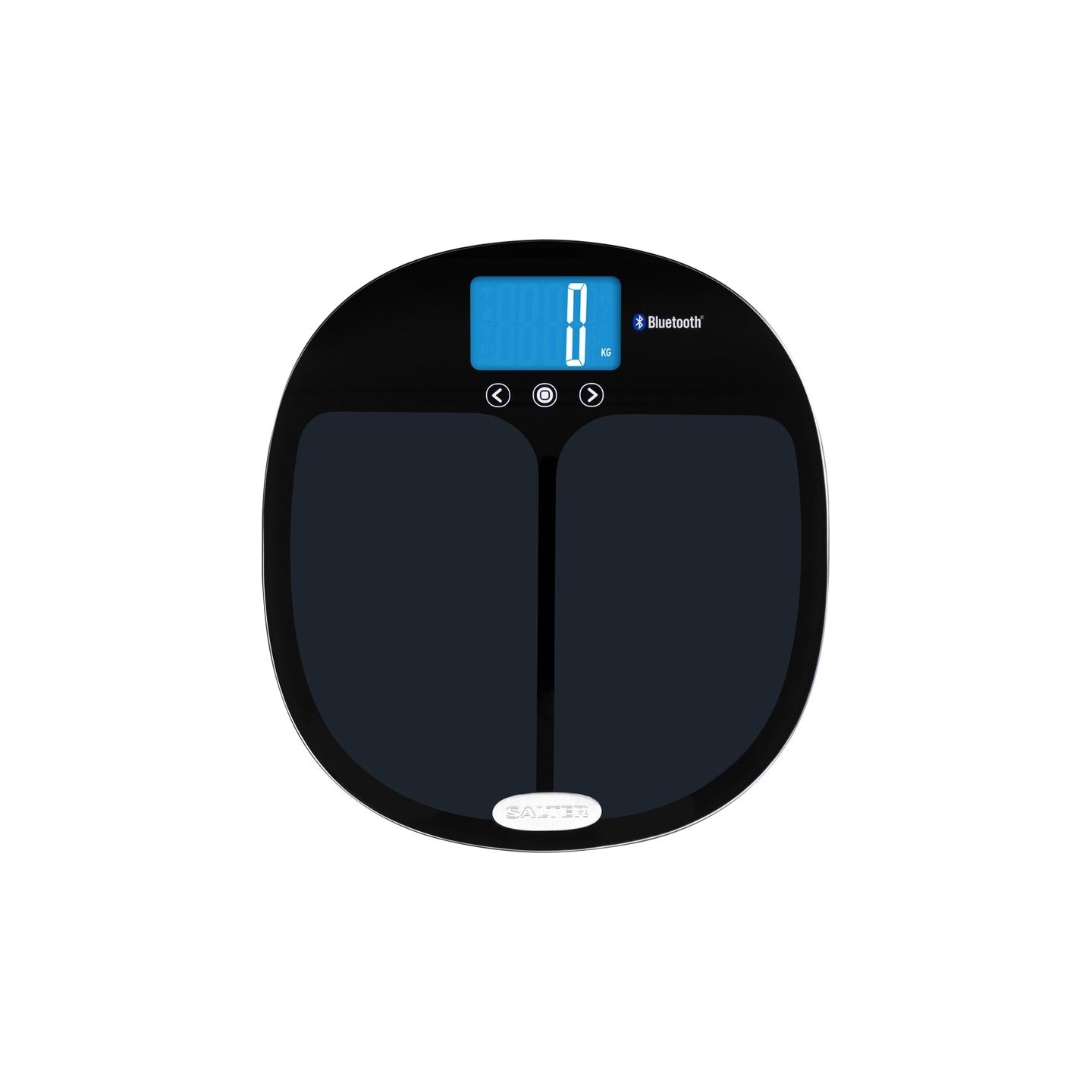 Salter 9192 BK3R Curve Bluetooth Smart Analyser Bathroom Scale black