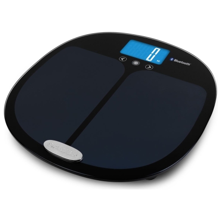 Salter 9192 BK3R Curve Bluetooth Smart Analyser Bathroom Scale black