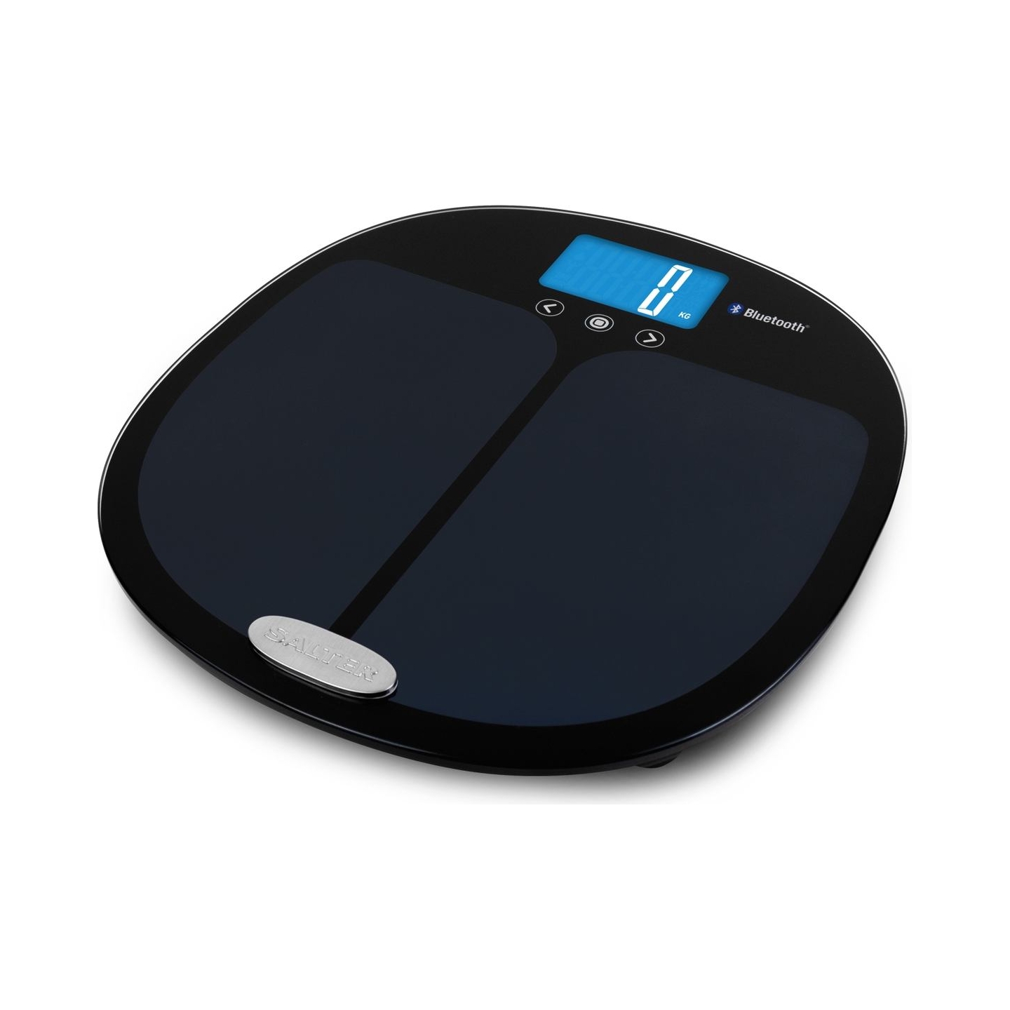 Salter 9192 BK3R Curve Bluetooth Smart Analyser Bathroom Scale black