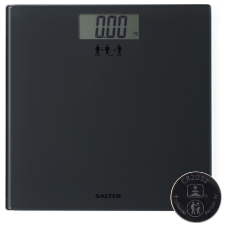 Salter SA00300 GGFEU16 Add and Weigh Scale Black