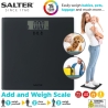 Salter SA00300 GGFEU16 Add and Weigh Scale Black