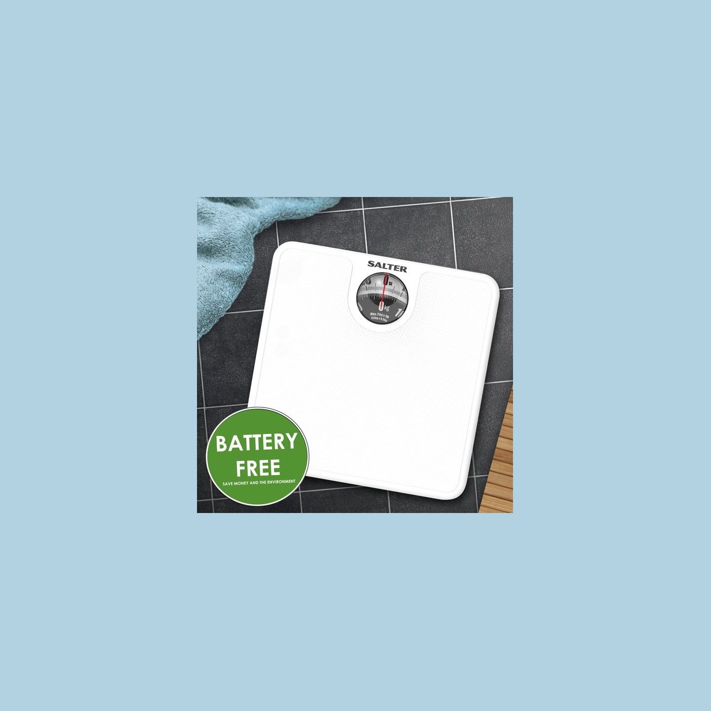 Salter 489 WHFEU12 Large Dial Mechanical Bathroom Scale