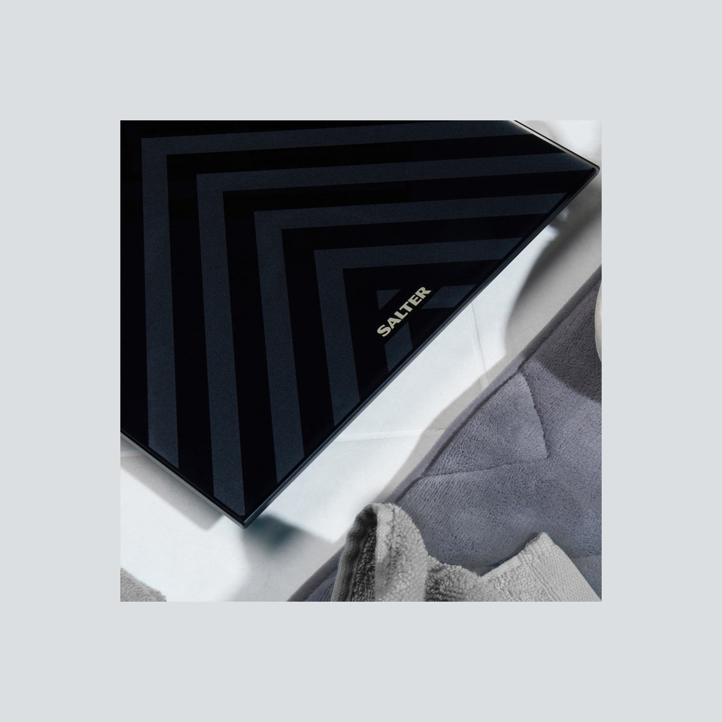 Salter SA00287 BACFEU16 Chevron Two Tone Bathroom Scale