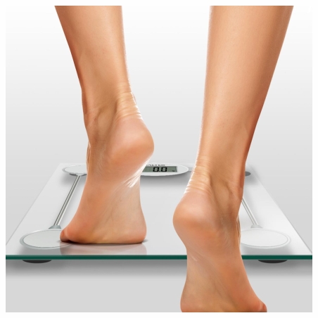 Salter 9018S SV3RCFEU16 Glass Electronic Bathroom Scale