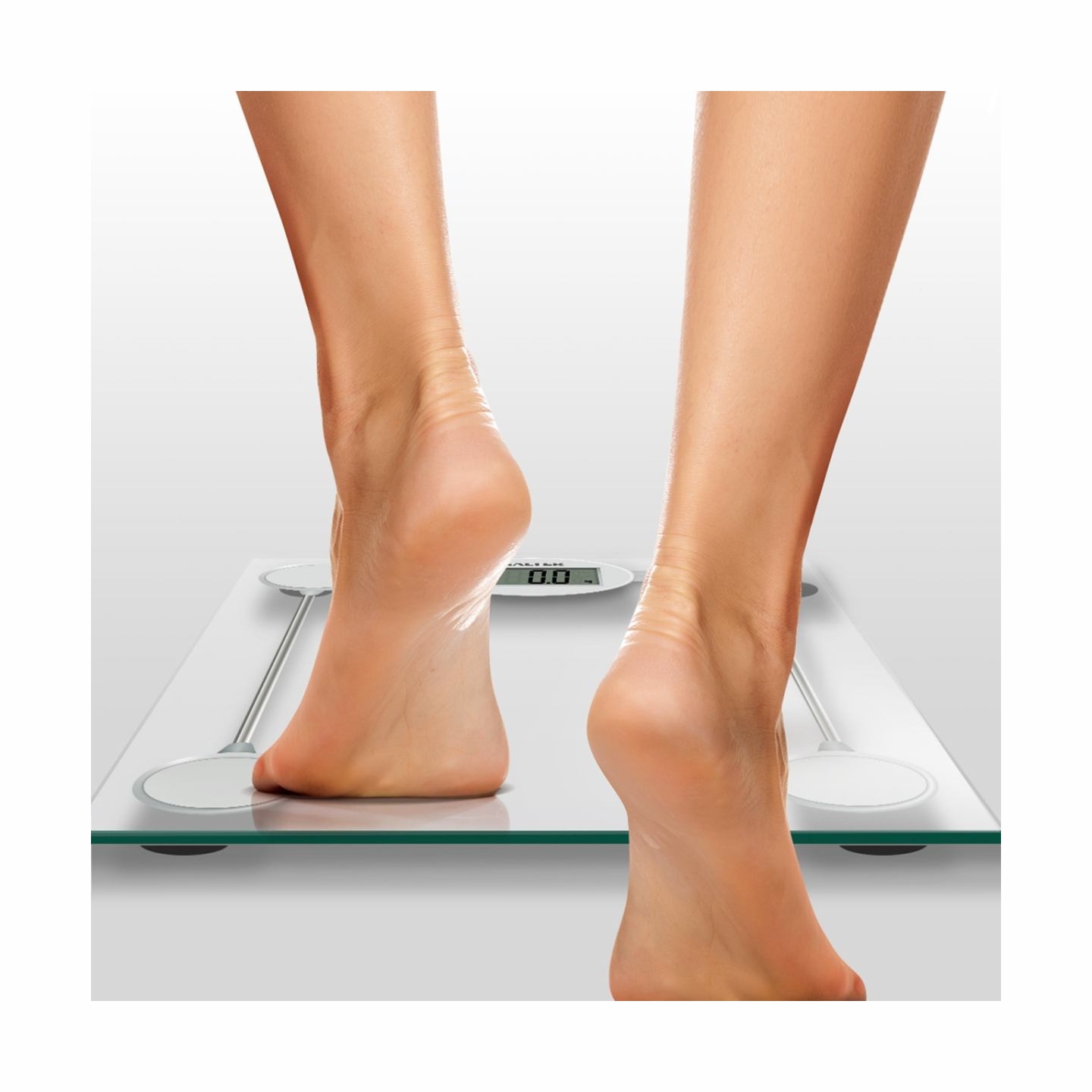 Salter 9018S SV3RCFEU16 Glass Electronic Bathroom Scale