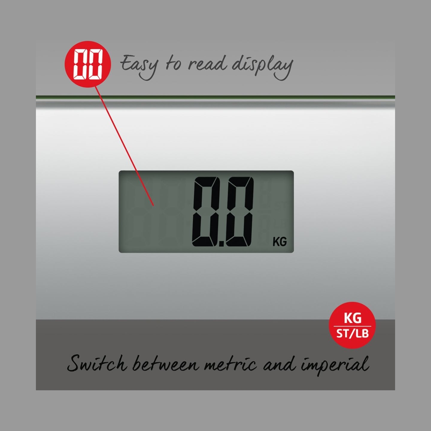 Salter 9206 SVSV3RCFEU16  Glass Bathroom Scales