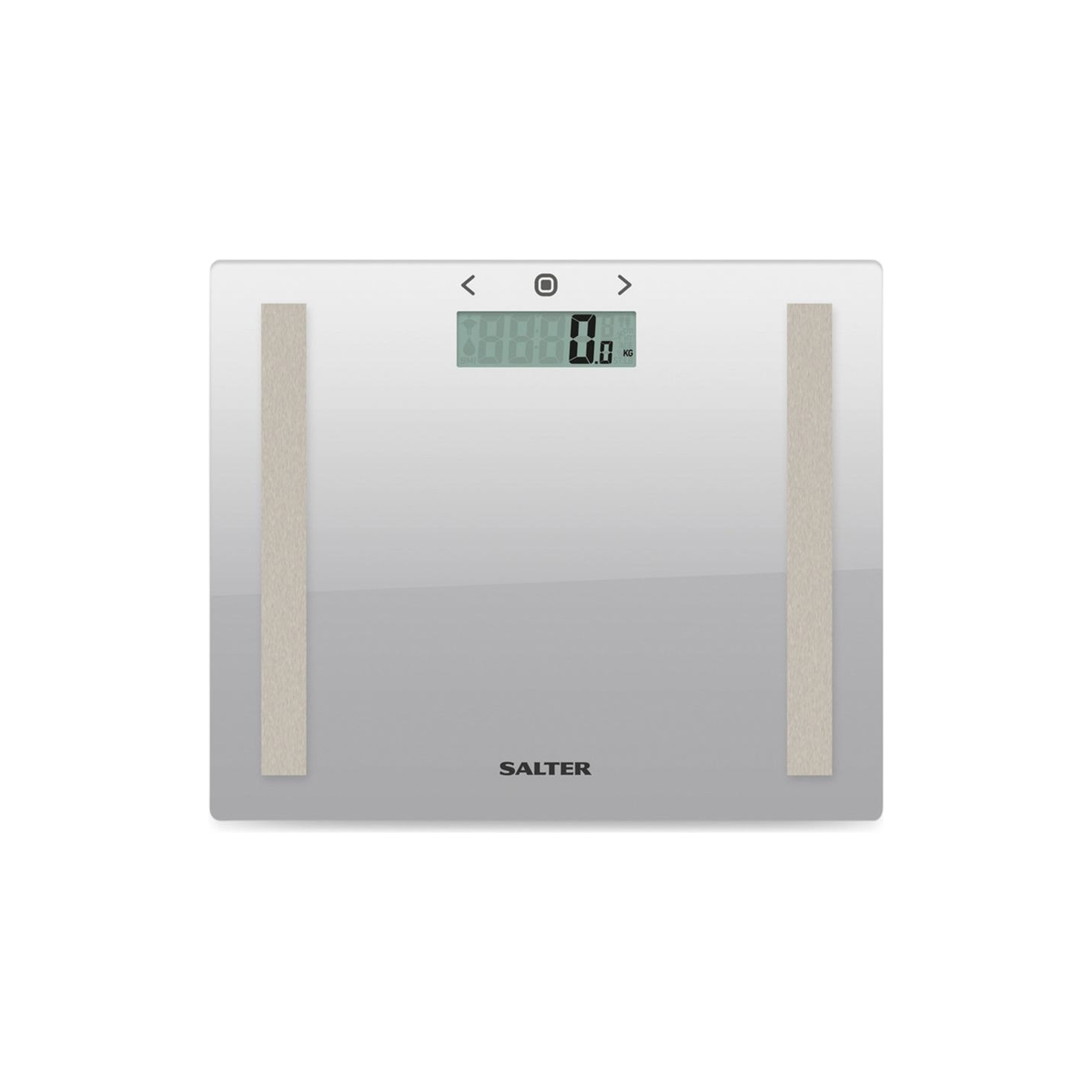 Salter 9113 SV3RAREU16 Compact Glass Analyser Bathroom Scales - Silver
