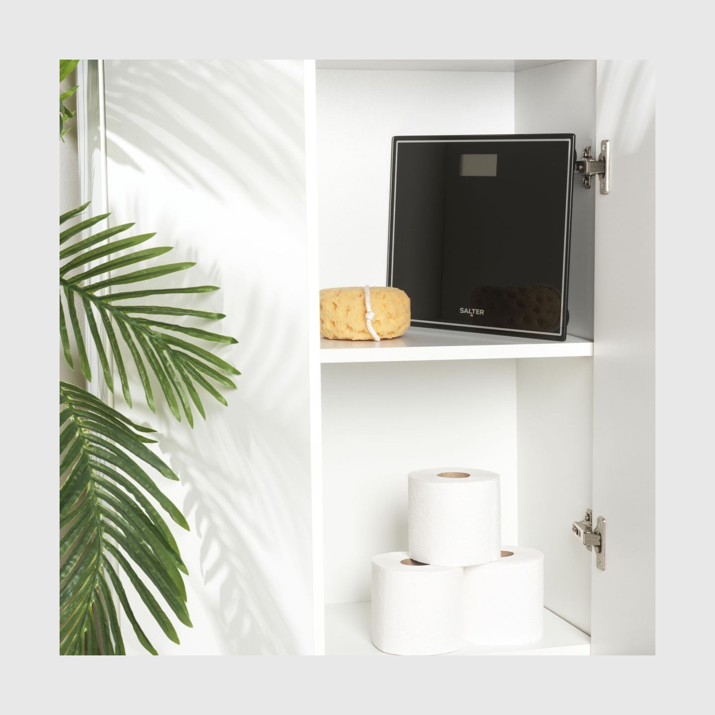 Salter 9207 BCFEU12  Compact Electronic Bathroom Scale - Black