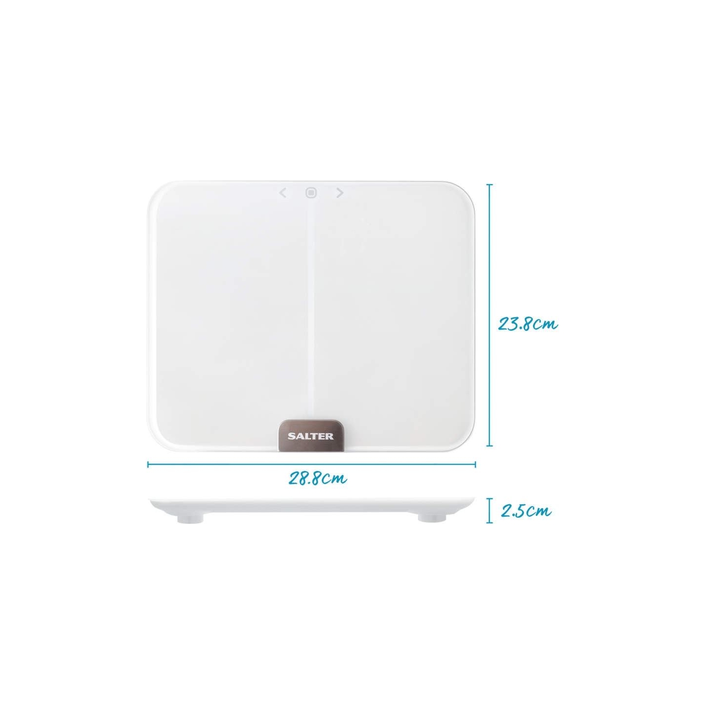 Salter 9164 WH3RJLEU16 Ghost Compact Analyser Scale, White