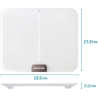Salter 9164 WH3RJLEU16 Ghost Compact Analyser Scale, White