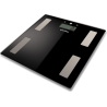 Salter 9150 BFEU12 Glass Analyser Bathroom Scales, Black