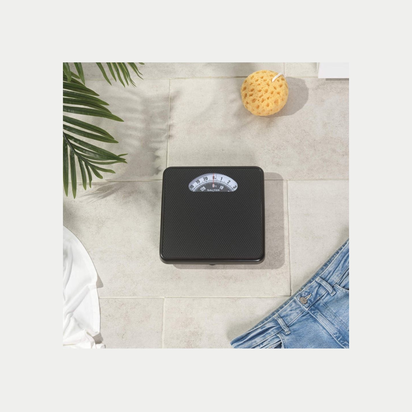 Salter SA00700BBFEU12 Large Dial Mechanical Scale, Black