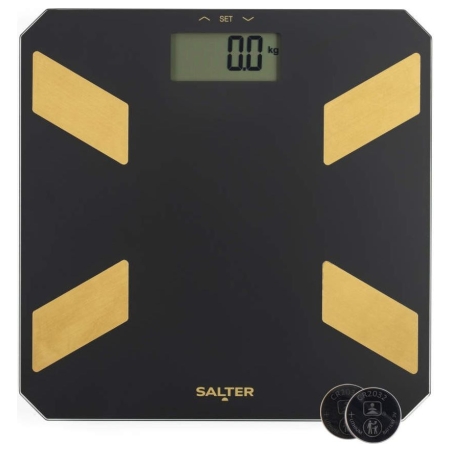 Salter SA00601BGCFEU12 Glass Analyser Scale, Black