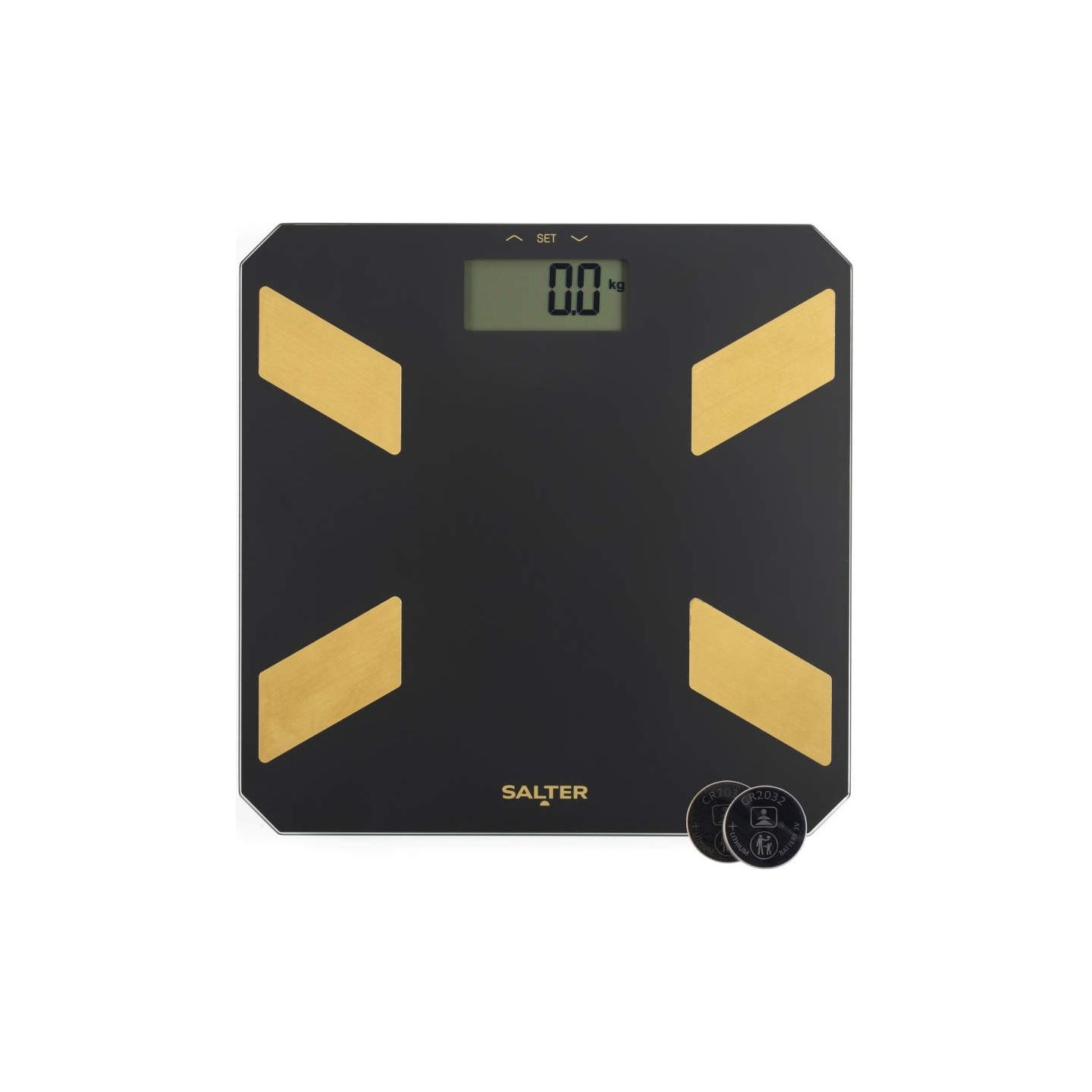 Salter SA00601BGCFEU12 Glass Analyser Scale, Black