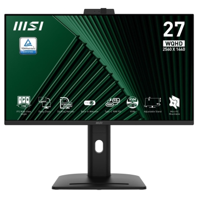 MSI LCD Monitor|MSI|PRO MP275QPDG|27"|Business|Swivel|Pivot|Height adjustable|Tilt|Matte|Panel IPS|2560x1440|16:9|100Hz|5 ms|Spe