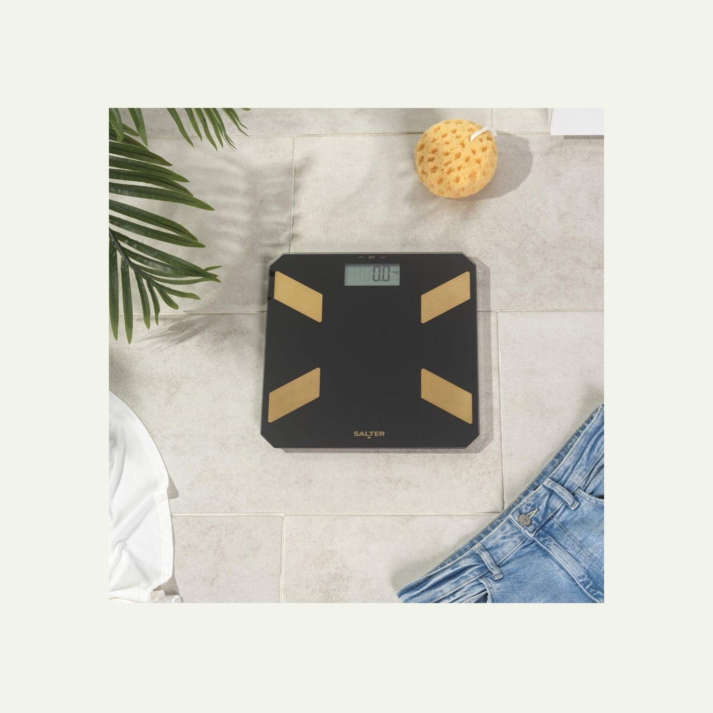 Salter SA00601BGCFEU12 Glass Analyser Scale, Black