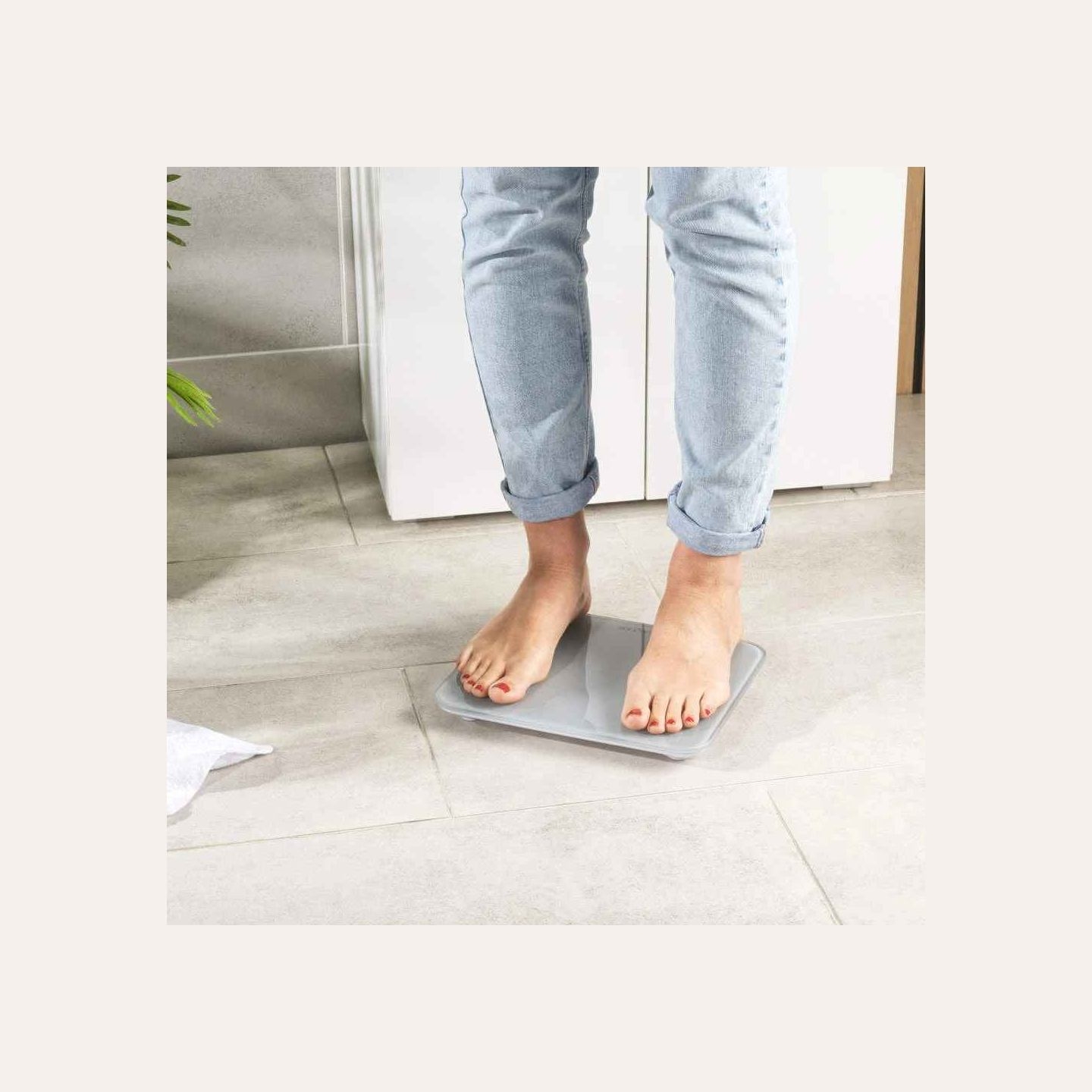 Salter 9204 GFEU12 Shadow Digital Bathroom Scale, Grey