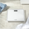 Salter 9207 WHCFEU12 Compact Glass Electronic Bathroom Scale, White
