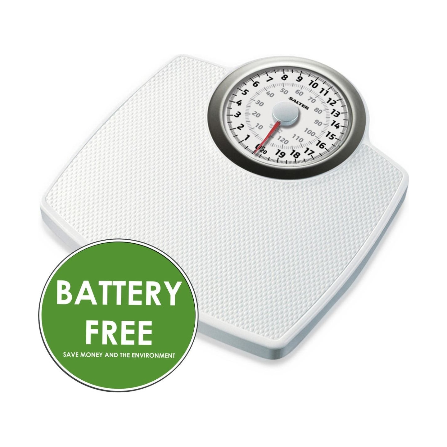 Salter 144 WHSVDRFEU16  Classic Mechanical Scale, White