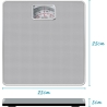 Salter 433 SFEU12 Mechanical Bathroom Scale Silver