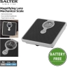 Salter 484 SFEU12 Magnifying Lens Bathroom Compact Mechanical Scale